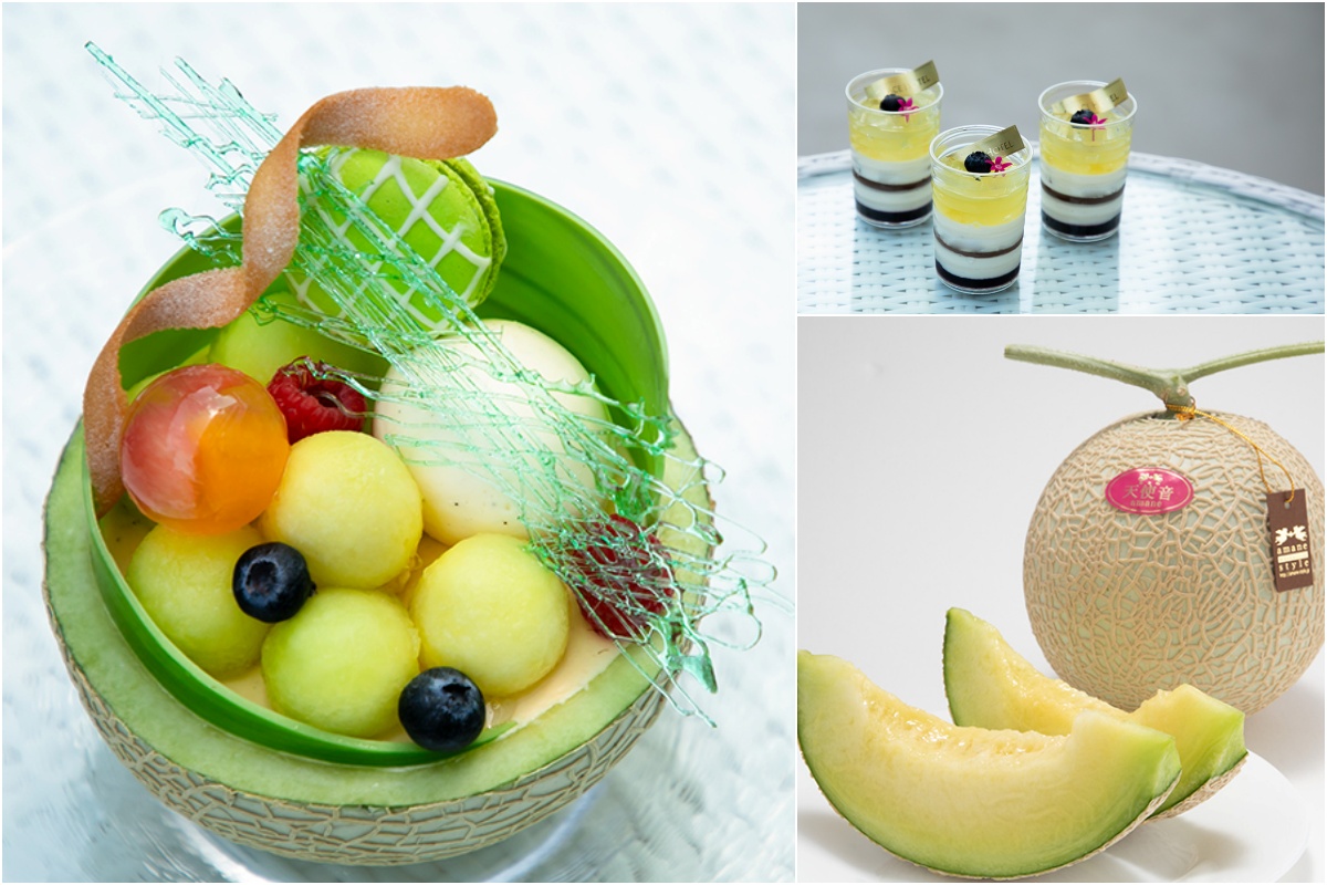 新横浜グレイスホテル　とろける食感「天使音（あまね）メロン」スイーツ