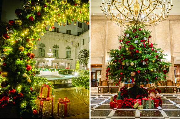 ホテルニューグランド「光の庭園」＆クリスマスツリー