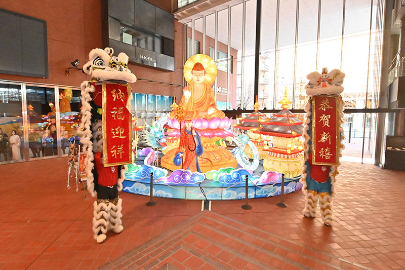 横浜春節祭 2023「W祈願獅子舞」
