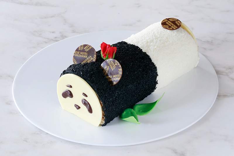 ローズホテル横浜 みなと総合高等学校コラボレーション「ぱんだロールケーキ」
