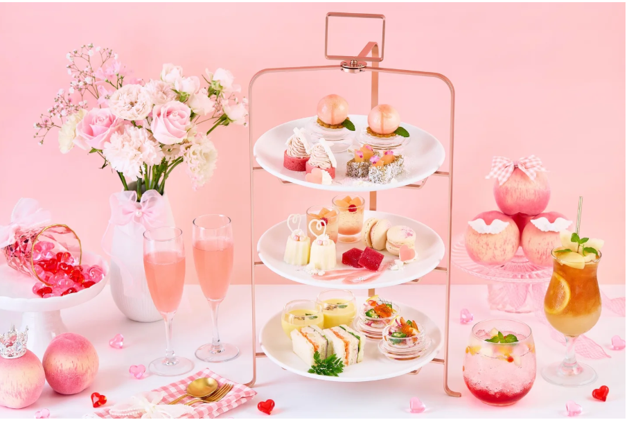 アニヴェルセルカフェ みなとみらい横浜 ANNIVERSAIRE SUMMER 2026「桃きゅん Sweets Collection」