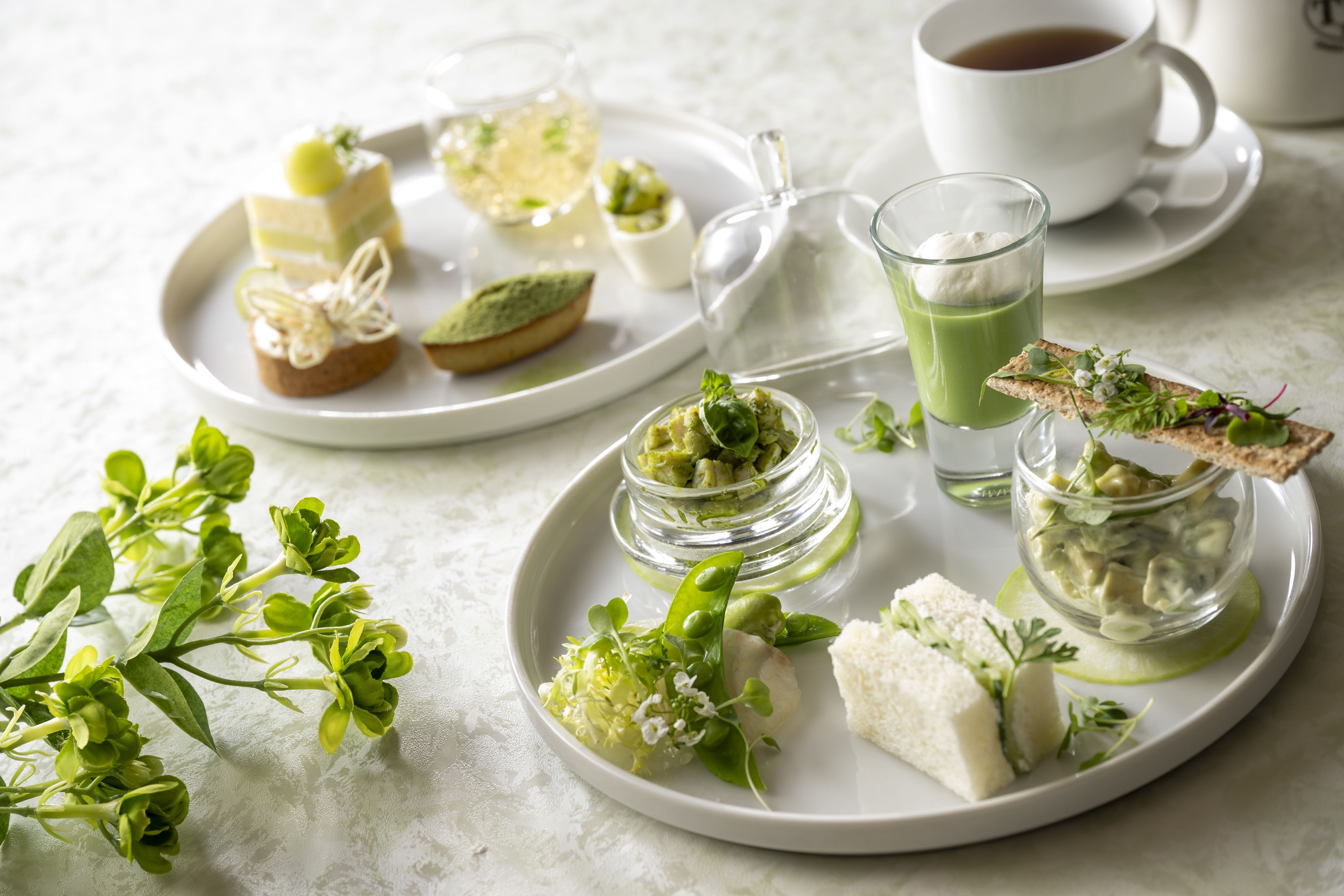 インターコンチネンタル横浜Pier 8 早春の萌え出ずる新緑をイメージしたアフタヌーンティー「Larboard Afternoon Tea ～Vert～」