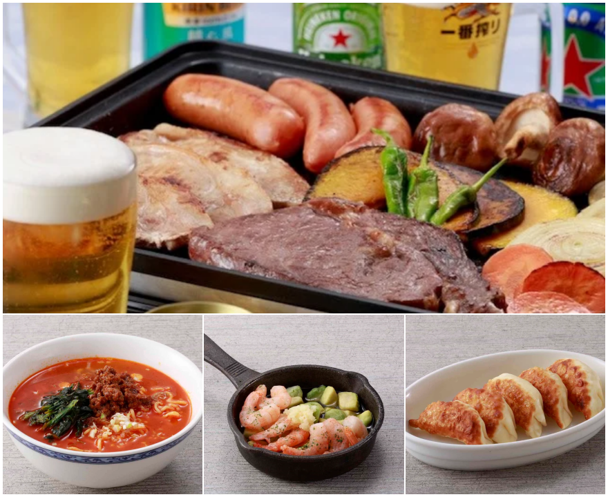 そごう横浜店屋上ビアガーデン 太陽の広場 BBQ GARDEN