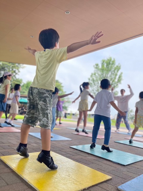 村田正樹によるタップダンスワークショップ