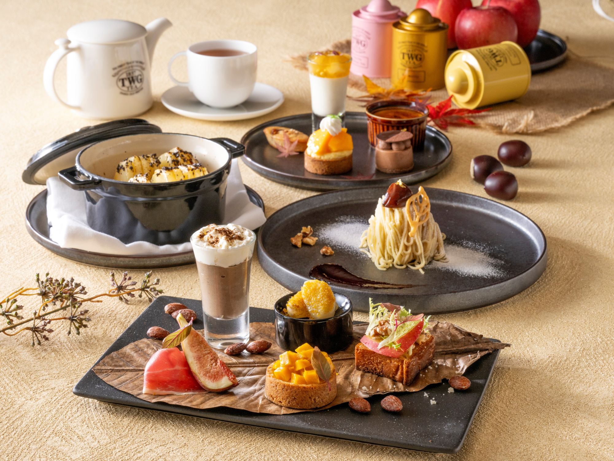 インターコンチネンタル横浜Pier 8  豊穣な秋の恵みを充実のセイボリーとともに味わう「Larboard Afternoon Tea ～Harvest～」