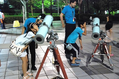 星空観察会「4月の星空をみよう!2重星をみよう!」
