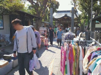 天王町 橘樹神社 フリーマーケット