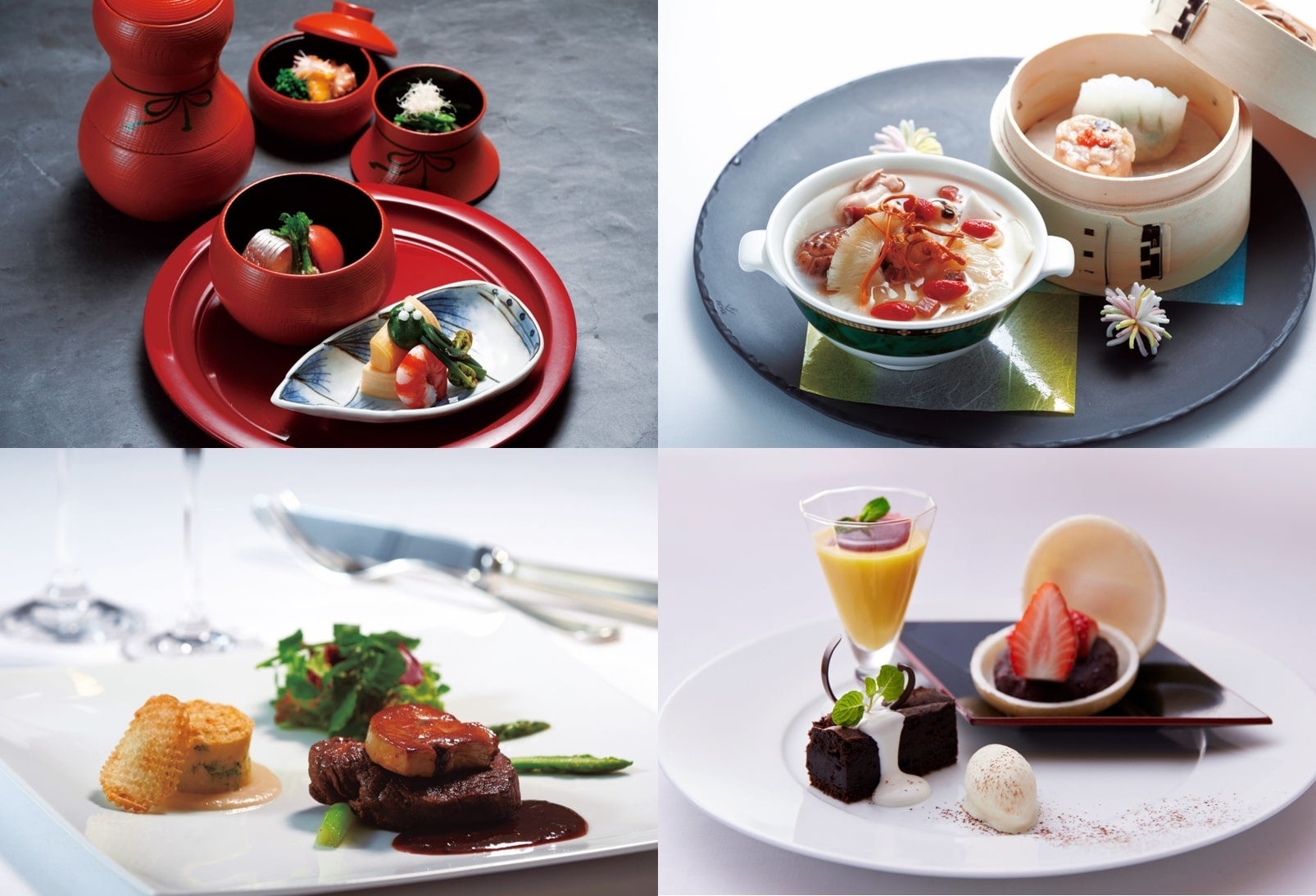 和 洋 中 美味しいとこ取り贅沢コース 四季亭 シリウス 皇苑 3レストランの饗宴 公式 横浜市観光情報サイト Yokohama Official Visitors Guide