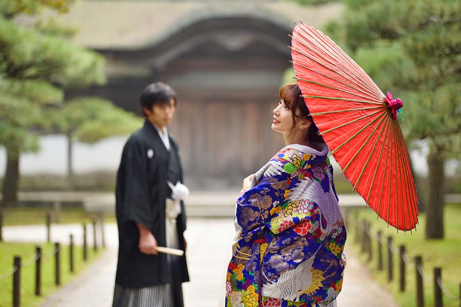【和装も洋装も映える】横浜の名庭園・三溪園で撮るこだわりのロケーションフォト